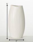 Cream Ceramic Modern Vase