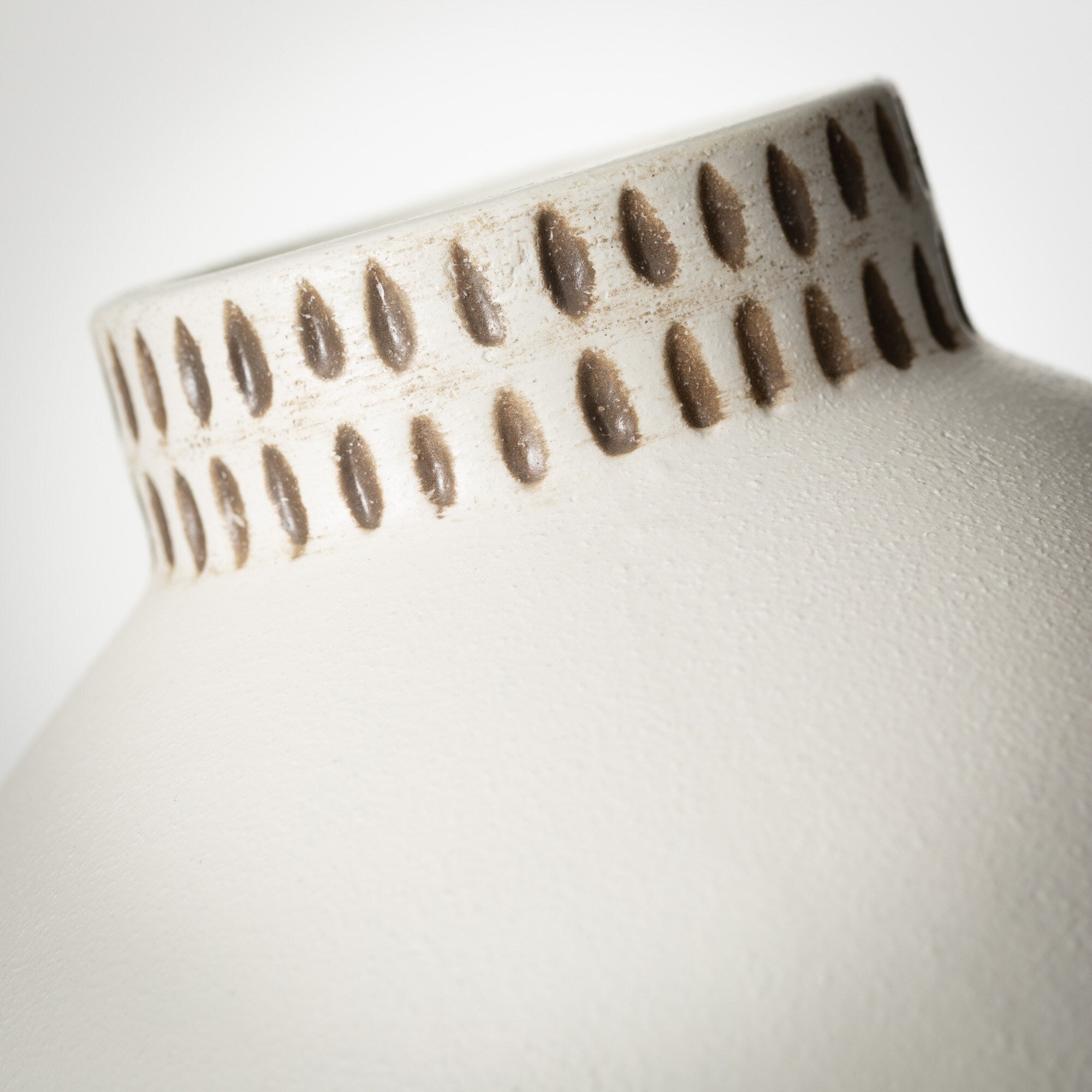 White Ceramic Modern Vase