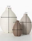 Ceramic Modern Vase / Set of 3
