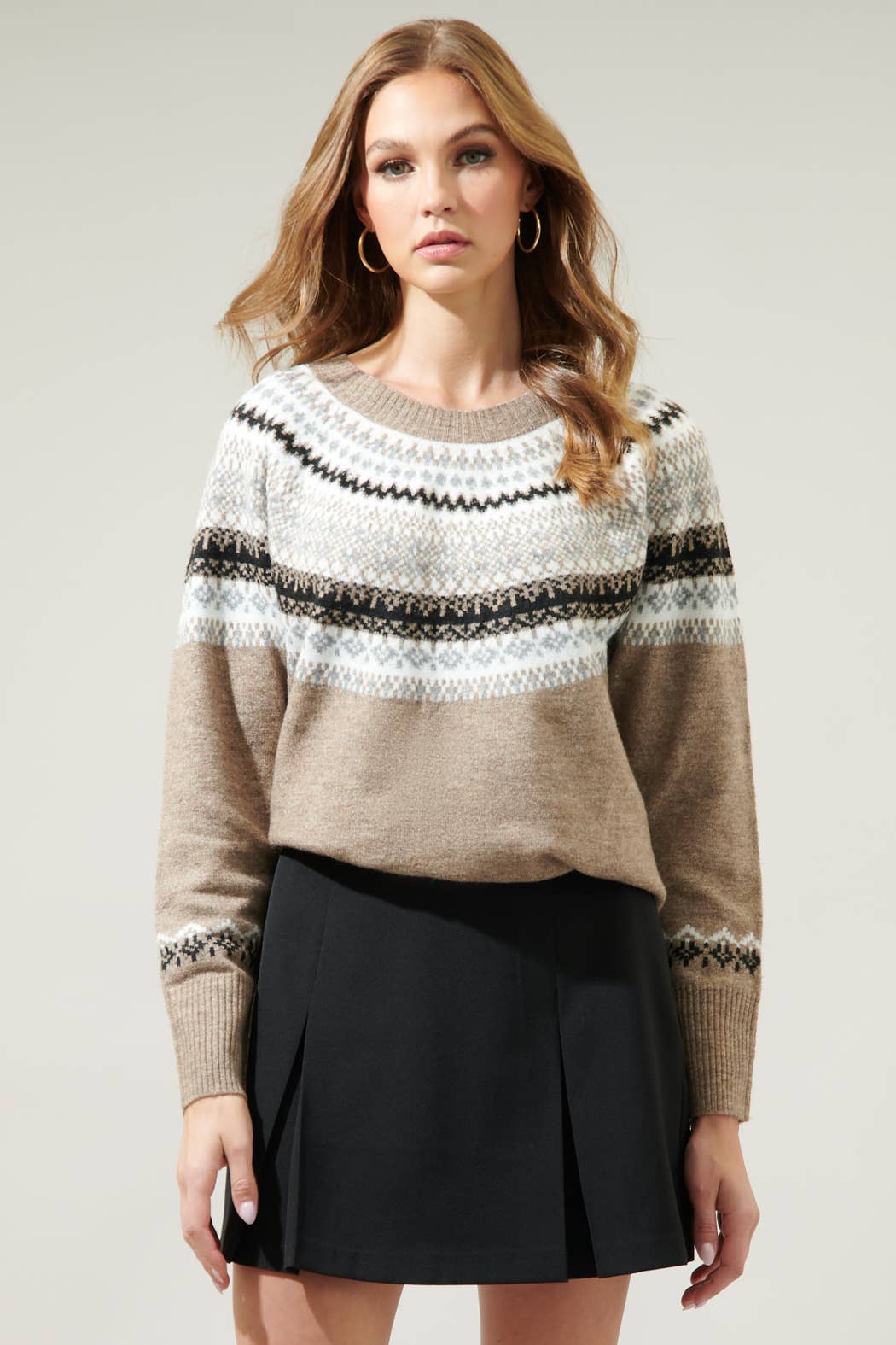 McNeal Fair Isle Crewneck Sweater