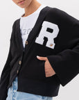 Soft Fleece R Patch Cardigan