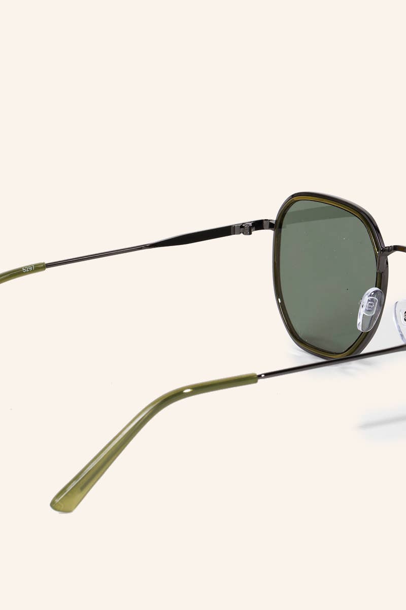 Metal Trim Sunglasses