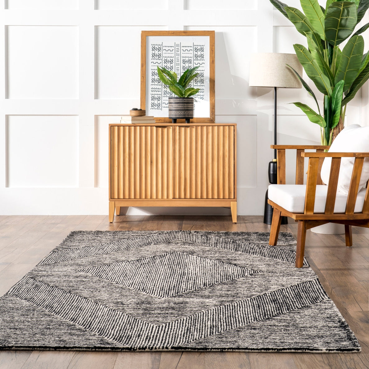 Heidi Modern Hand Tufted Wool Area Rug