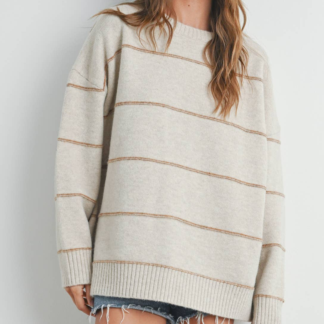 April Striped Sweater