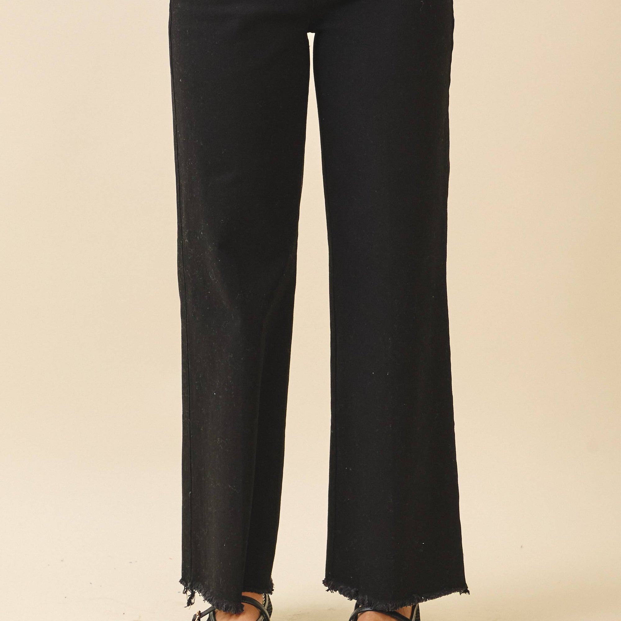 Natalie Wide Leg Denim Pants