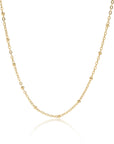 Stainless Steel Satellite Chain Necklace - Gold - Cloth + Cabin
