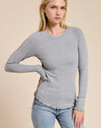 Madeleine Ribbed Long Sleeve Top