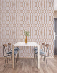 Grasscloth Geo Jute Peel and Stick Wallpaper