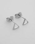 Outline Triangle Stud Earrings