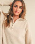 Jazlene Half Zip Sweater