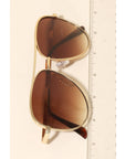 Classic Aviator Frame Sunglasses