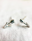 Mini Silver Tulip Studs