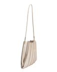 Carrie Pleated Vegan Bag- Bone - Cloth + Cabin