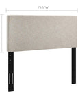 Taylor Upholstered Linen Fabric Headboard