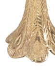Gold Peacock Taper Candle Holder - Cloth + Cabin