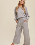 Relaxed V-Neck Lounge Set