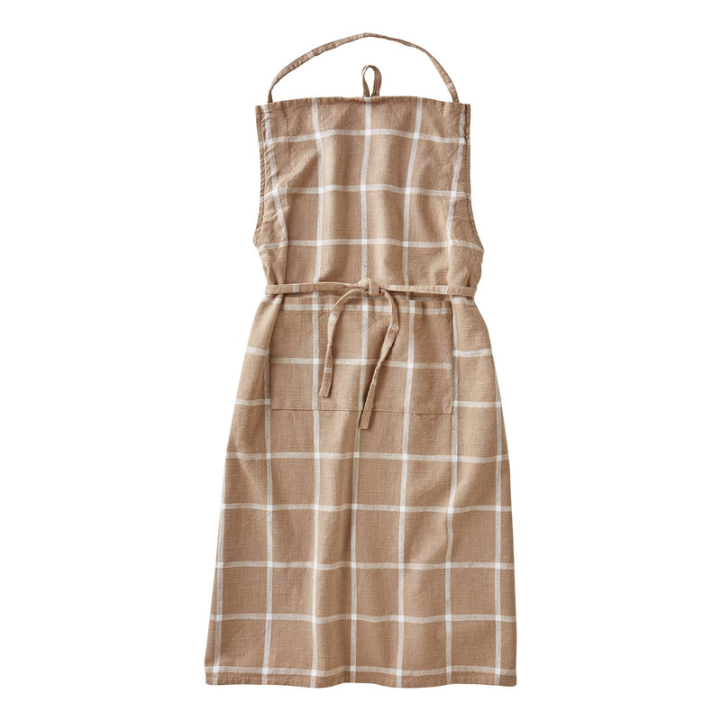 Classic Check Slub Apron - Linen - Cloth + Cabin