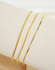 Ava Gold Round Chain Link Bracelet