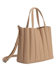 Adela Nude Recycled Vegan Leather Tote Bag - Cloth + Cabin
