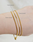 Ava Gold Round Chain Link Bracelet