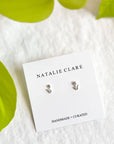 Mini Silver Tulip Studs