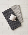 Waffle Weave Towel / Sterling