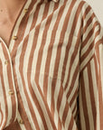 Anaya Stripe Button Up Shirt