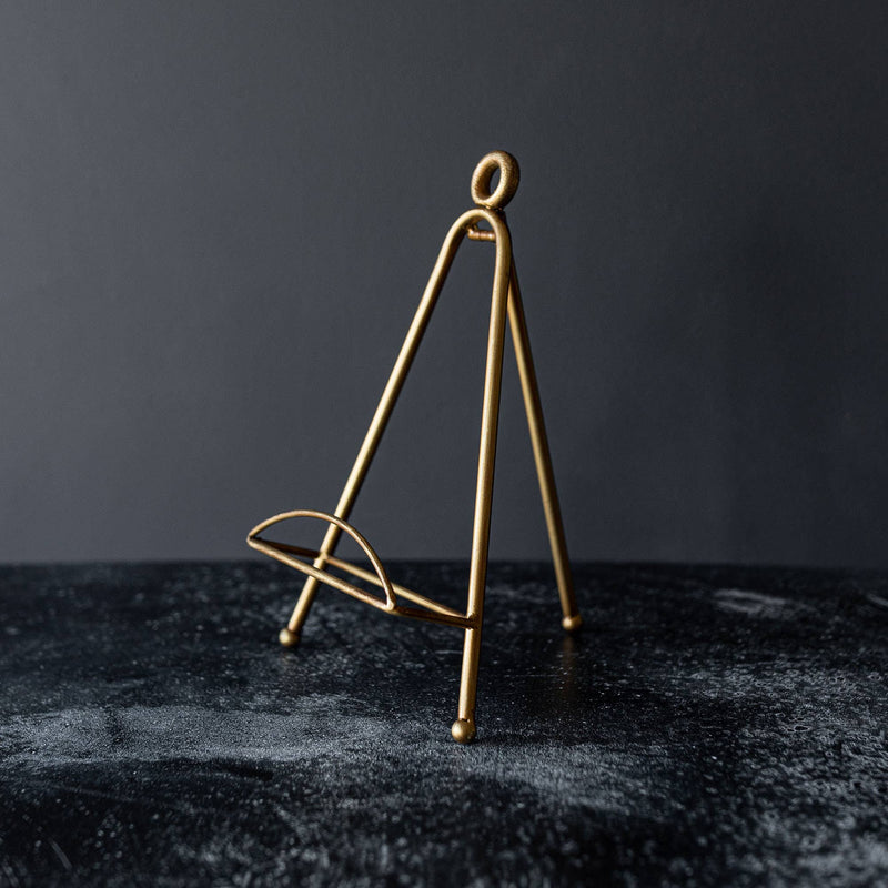Faye Boho Brass Folding Easel Metal