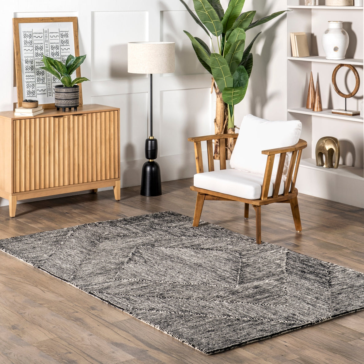 Heidi Modern Hand Tufted Wool Area Rug