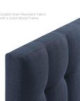 Lily Queen Upholstered Fabric Headboard