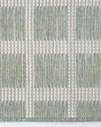 3x5 Ocean Gridscape Green Indoor/Outdoor Area Rug