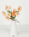 16in Wrinkle Poppy Bush Peach