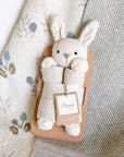 Avery Organic Baby Lovey Blanket (Ollie The Bunny)