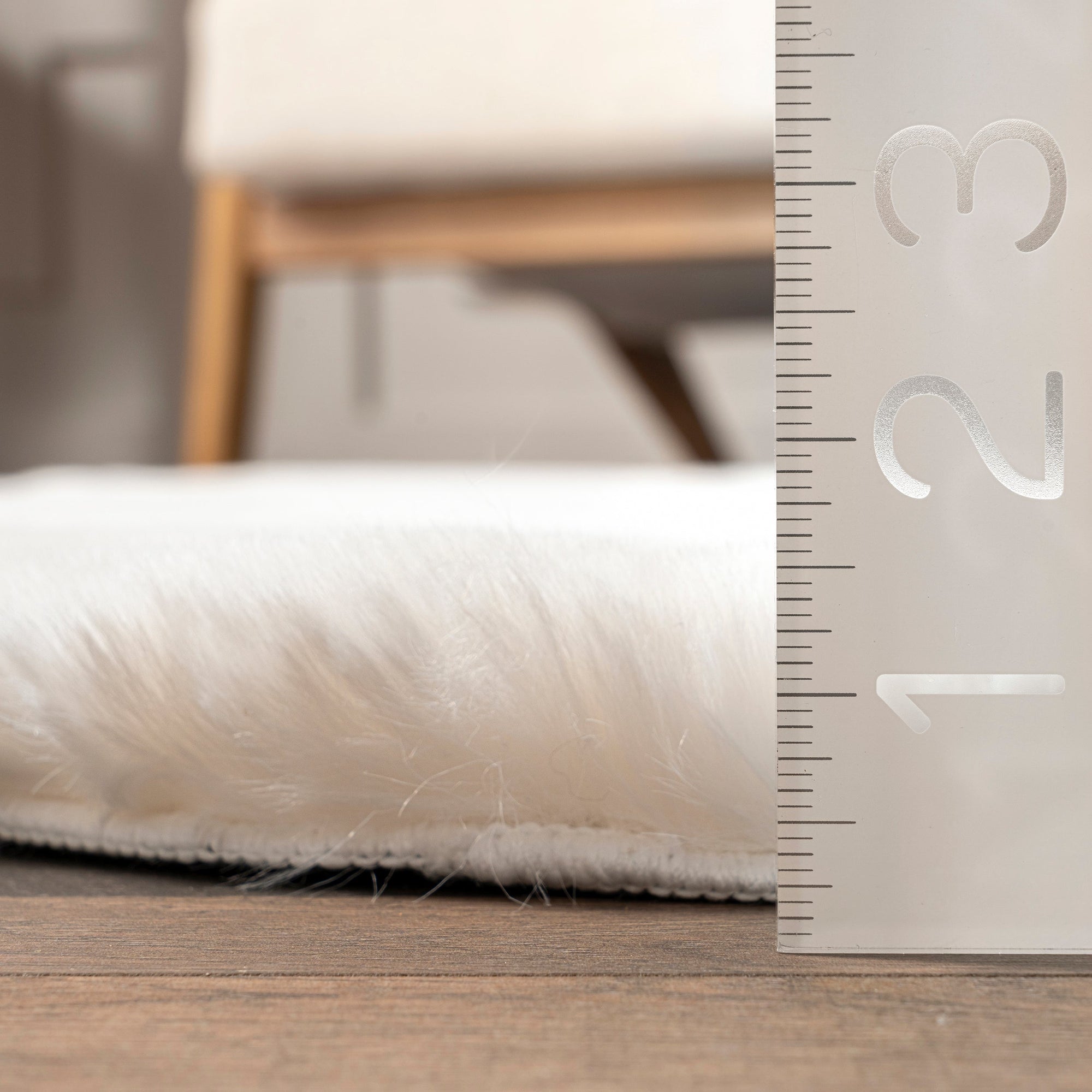 Eline Faux Sheepskin Machine Washable Area Rug