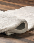Eline Faux Sheepskin Machine Washable Area Rug