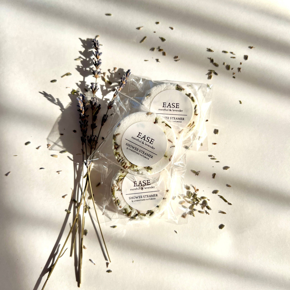 Ease – Lavender + Menthol Shower Steamers - Cloth + Cabin