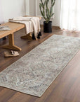 Barny Beige Washable Area Rug