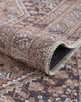 Barny Brown Washable Rug