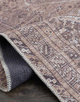 Barny Brown Washable Rug