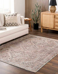 Barny Brown Washable Rug