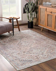 Barny Brown Washable Rug