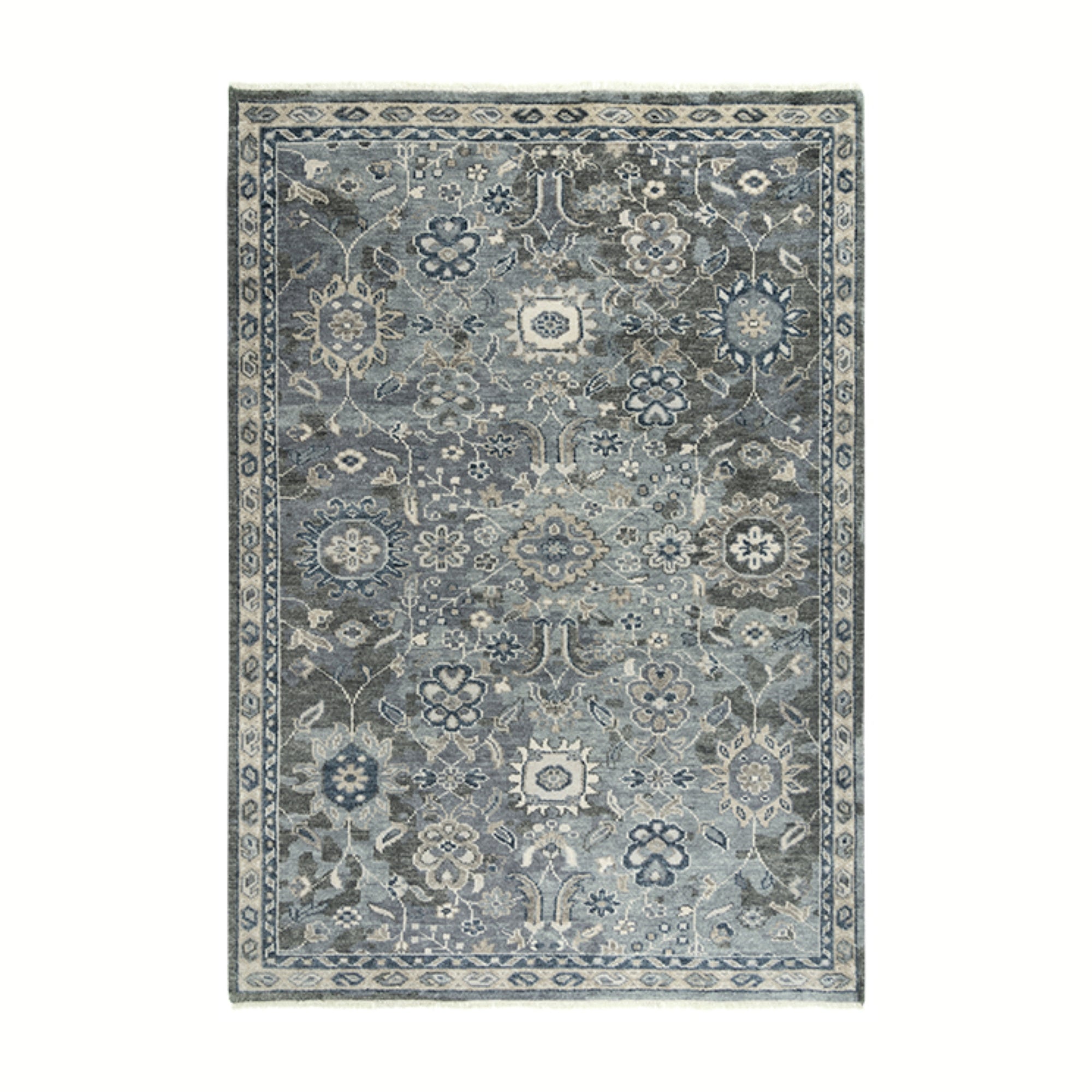 Ashton Grey Floral Rug