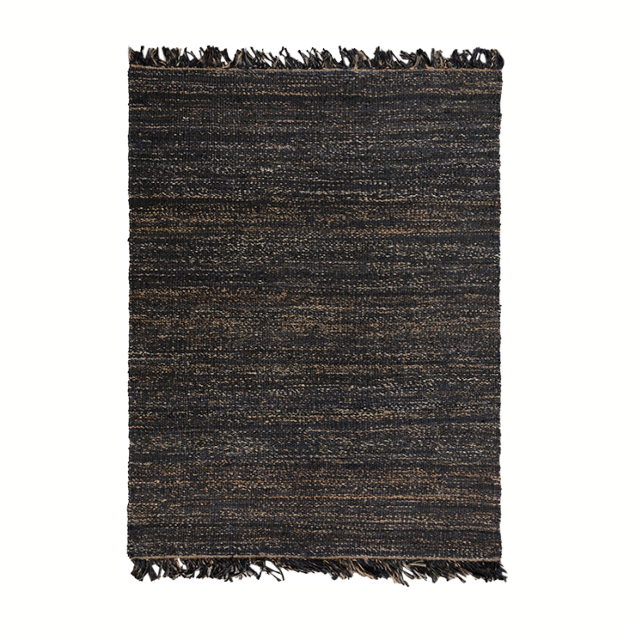 Bengal Black Dhurrie Rug