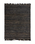 Bengal Black Dhurrie Rug