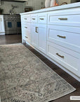 Barny Beige Washable Area Rug