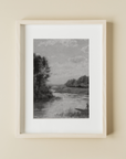 A Stream in France Art Print