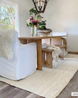 Calla Jute Beige Area Rug