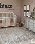 Cream Holi Washable Area Rug