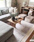 Cream Holi Washable Area Rug