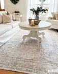Cream Holi Washable Area Rug